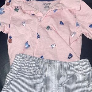 Carter’s baby boy matching outfit